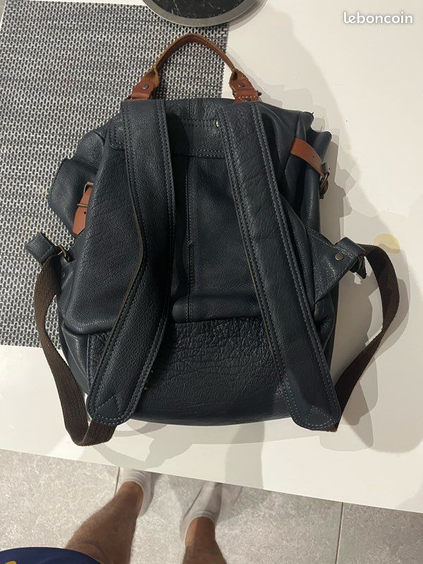 Cuir Homme Sac Ã Dos Marius Sac Baroudeur Paul Marius