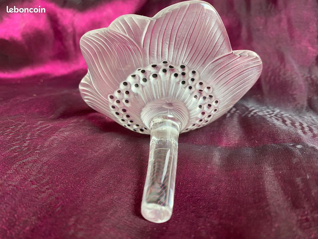 Fleur d' Anémone en cristal, signée René LALIQUE (image 6)