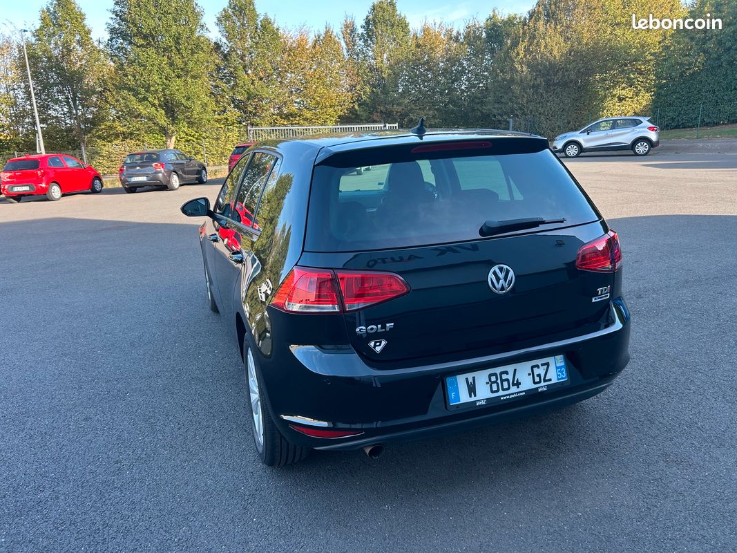 VW GOLF VII 1.6L TDI BLUEMOTION TECHNOLOGY ALLSTAR 110 ch (image 4)
