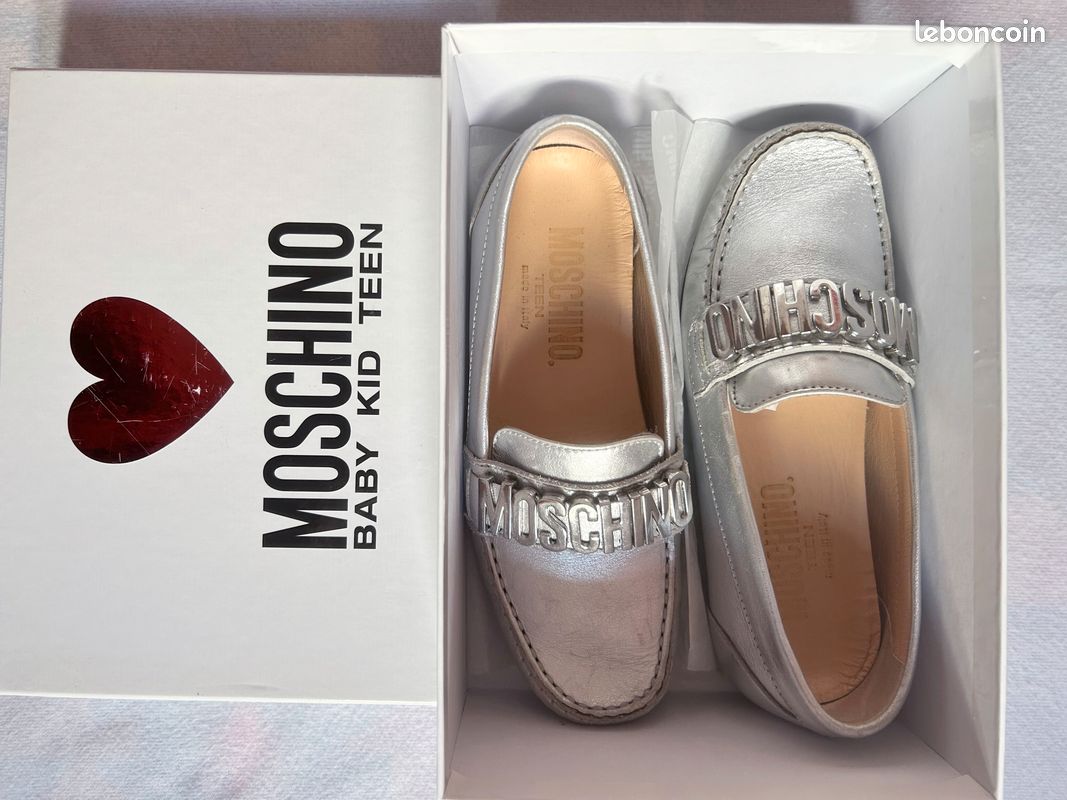 Mocassins Moschino, argenté, fille p.30 (image 5)