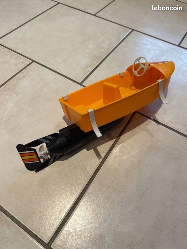 Big Jim Série Espionnage Sea Jet Hors-bord Torpille Mattel Réf 8927