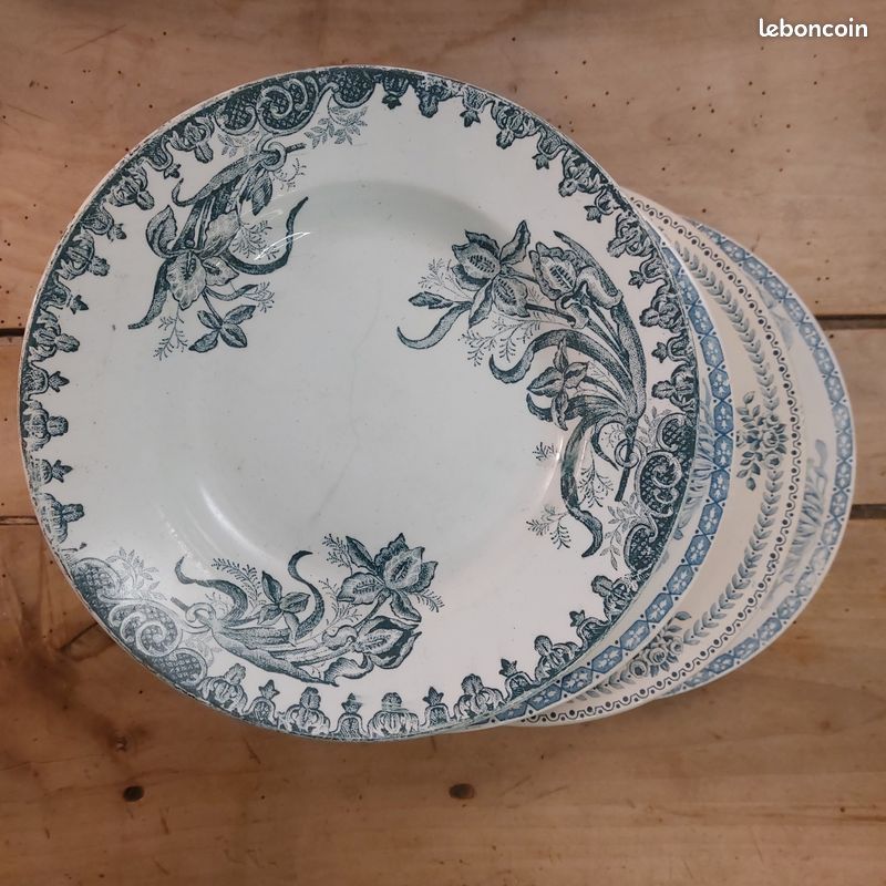 Assiettes Terre de Fer - lot composé #5 (image 1)