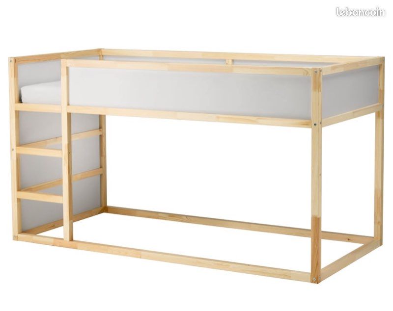 Lit Réversible IKEA KURA 90*200 avec matelas MALVIK (option) (image 4)