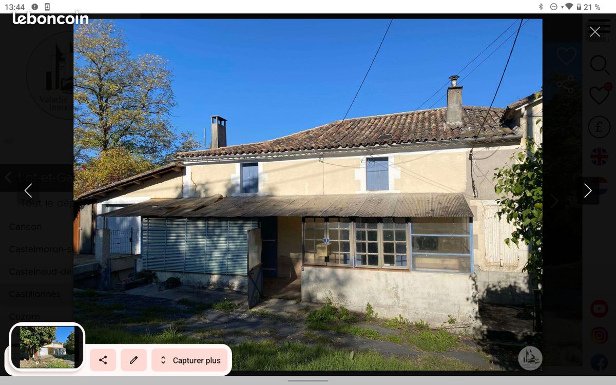 Maison 6 pièces 95 m² · à Castillonnès · 95 m² · 40 000 €