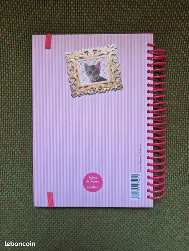 Carnet à spirales rose - Oberthur (image 2)