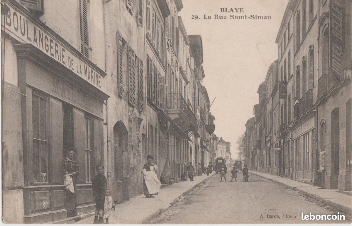 76 - Blaye, La Rue Saint-Simon - Collection