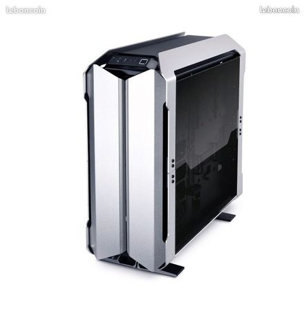 NEUVE / SCELLÉE — Boîtier Full Aluminium Premium & Verre Trempé : ODYSSEY X BIG TOWER SILVER — 3 Configurations Modulaires — E-ATX RTX 5090 5080 / Workstation IA / Watercooling Extrême 9