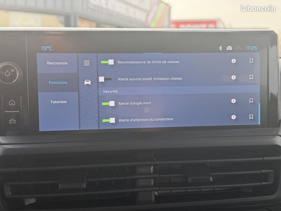 Citroen jumpy xl cabine approfondie fixe 2.2 diesel 180 boite automatique en stock + pack camera + roue de secours (image 30)