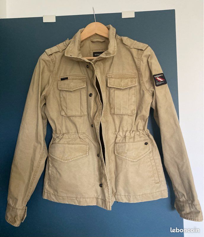Superdry Veste Army Femme Saharienne Veste Militaire Femme