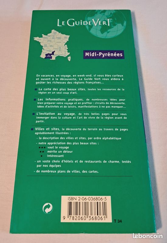 Le Guide Vert, Midi-Pyrénées, Michelin (image 6)