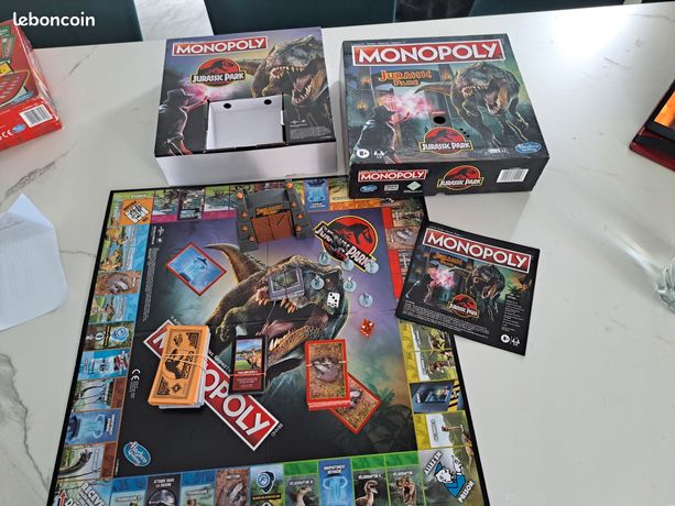 Monopoly Jurassic Park - Édition Collector Française [VF] - Neuf Et Scellé