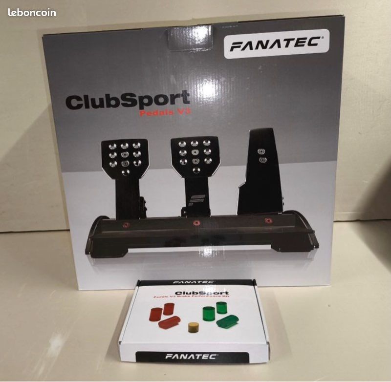 Câble De Données Pour Pédales Fanatec Clubsport V3 - Compatible PC, Xbox, PlayStation - Noir, Neuf