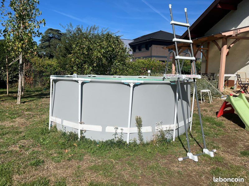Piscine intex 366cmx122 avec pompe et chauffage (image 1)