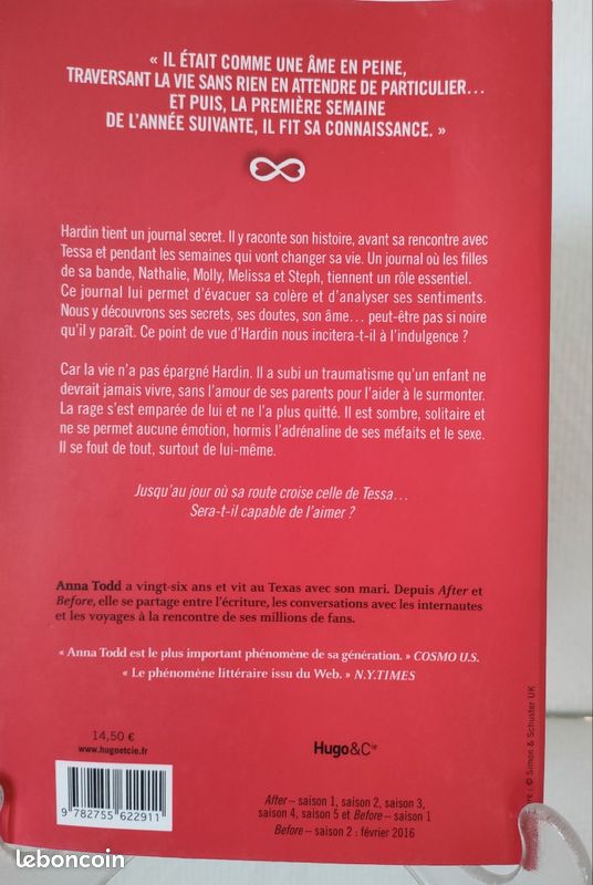 Livre neuf Est il capable d'aimer Belfort saison1Anna Todd (image 2)
