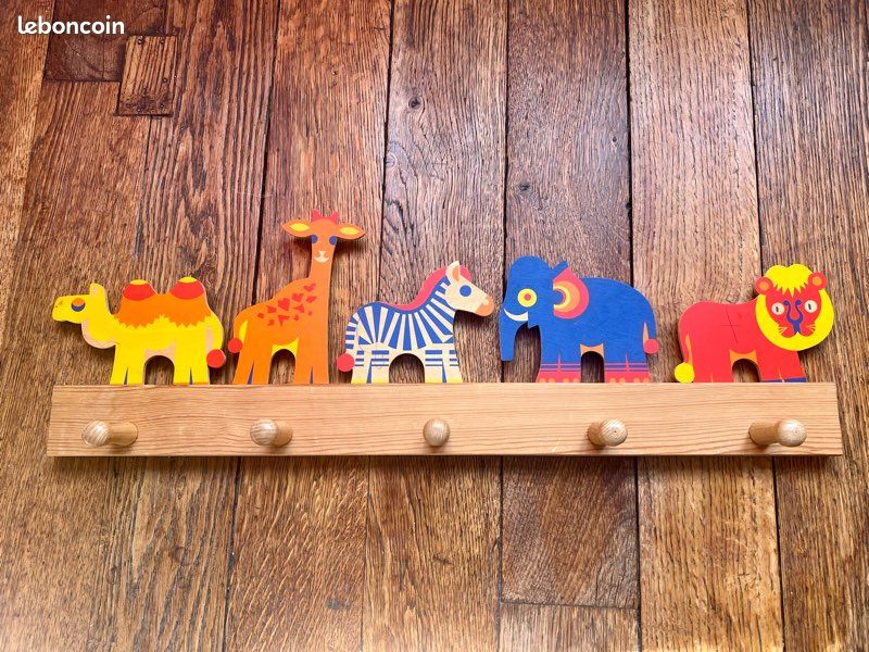 Porte Manteau Mural Motif Patère Murale Bois Portemanteau Moderne Porte Manteau Enfant Colore 149 Chambre Enfant 105 X 34 Cm 91065783