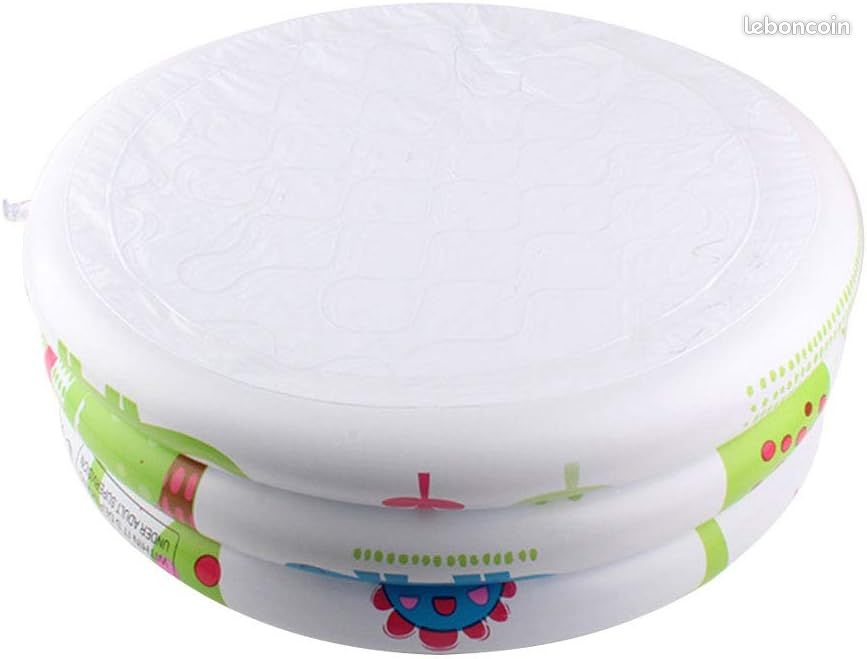 Pataugeoire Gonflable Paw Patrol 150x25cm - Piscine Bébé 3 Anneaux Avec Toit Pare-Soleil