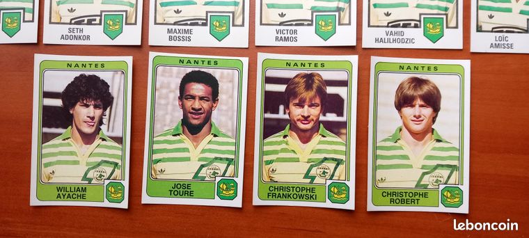 Autocollant Panini N°171 FC Nantes – Saison 1984-1985, édition Française