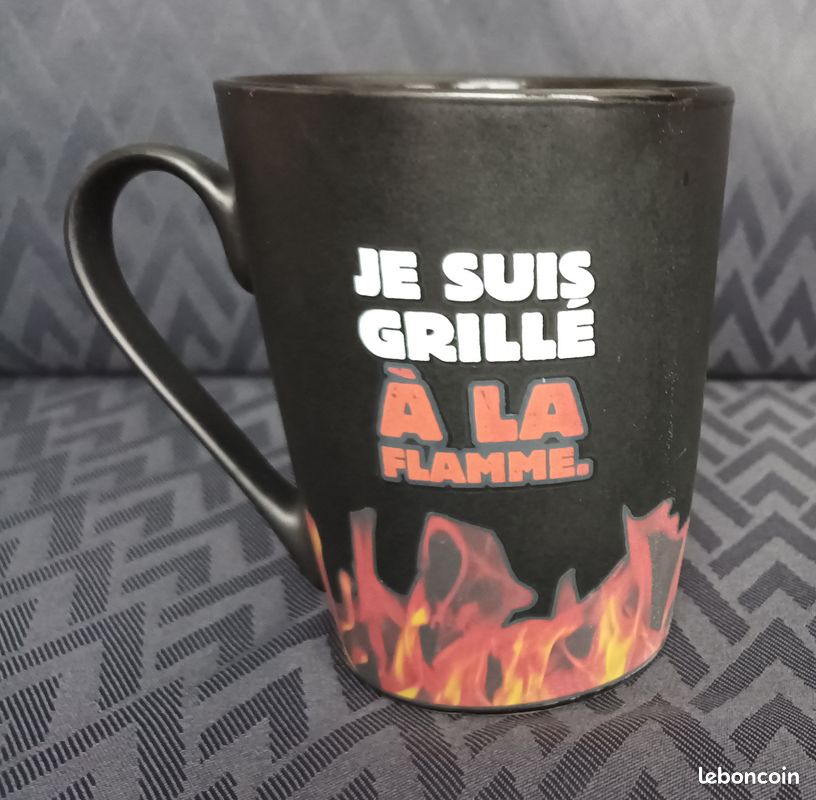 Mug Burger King Humoristique - Noir, Occasion En Très Bon état, épuisé En Magasin