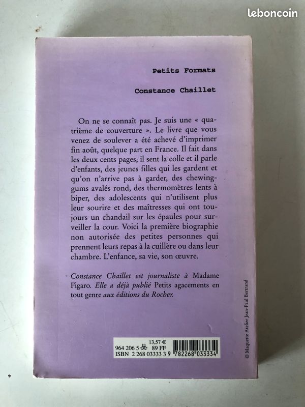 Livre "Petits formats" de Constance Chaillet (image 2)