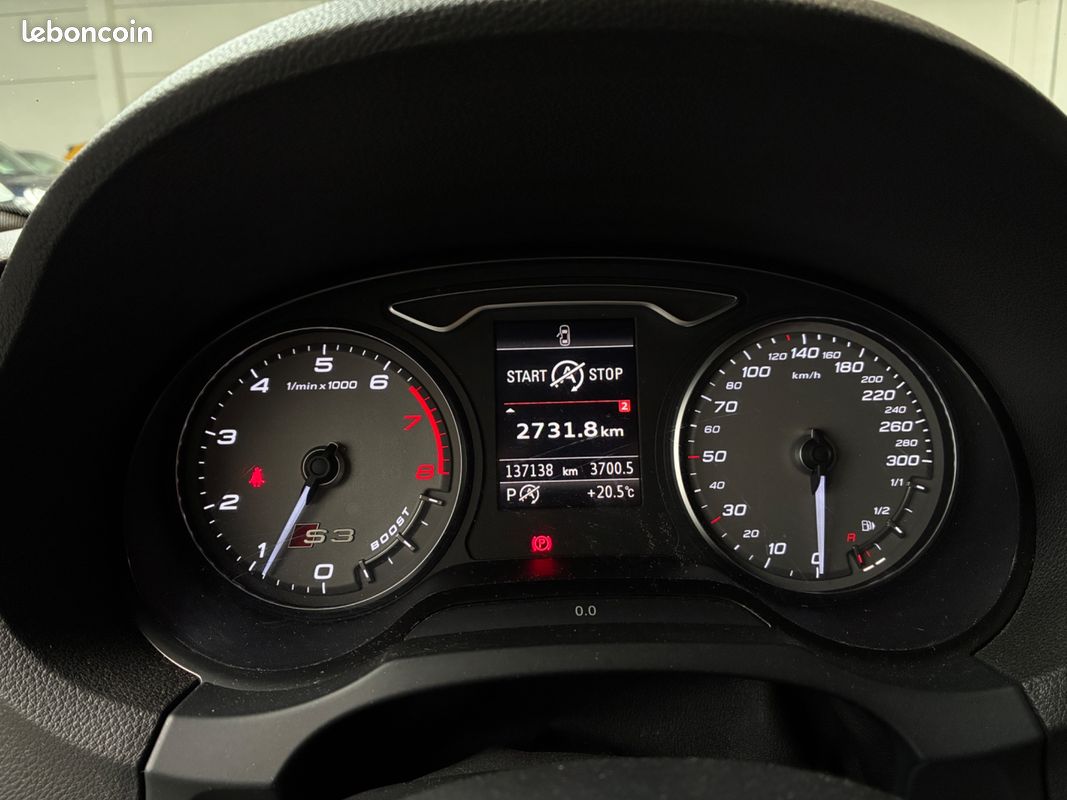 AUDI S3 SPORTBACK 2.0 TFSI 300 QUATTRO S-TRONIC - RADAR AV/AR - FRANÇAISE - SIÈGES CHAUFFANT - CLIM AUTo (image 10)