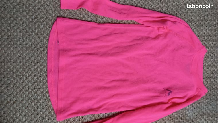 Sous pull technique chaud pour le ski ans rose Mc Kinley Vêtements