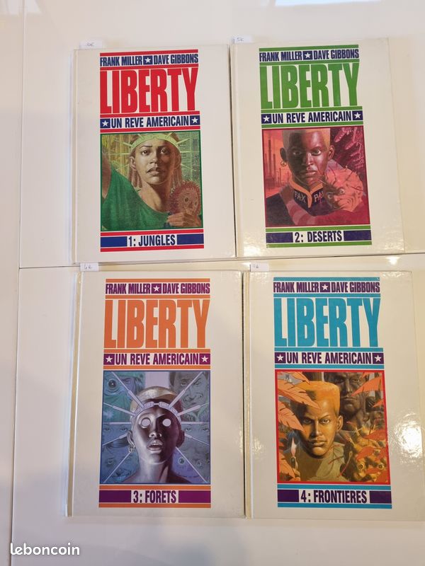 Lot 4 BD Liberty - Tomes 1 à 4 - Miller Gibbons (image 1)