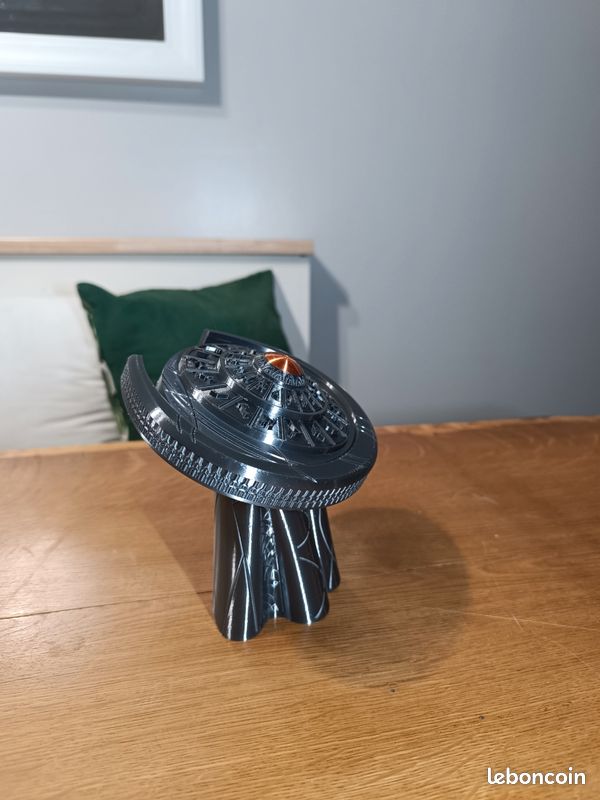 Porte Stargate Avec DHD Et Escaliers – Résine Et Plastique Peint à La Main, Fait Main
