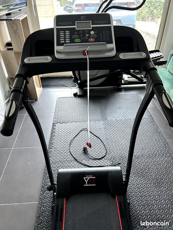 Tapis De Marche électrique YM - Pliable, Inclinaison 12%, 14 Km/h - Occasion
