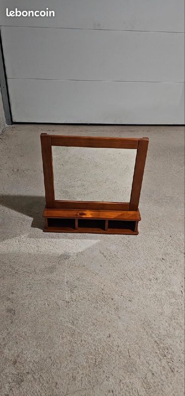 Miroir avec tablette et tiroirs (image 1)