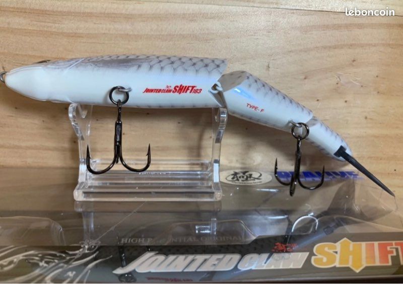 Leurre Gan Craft Jointed Claw Shift 183 Type F 29 – Flottant Et Bruiteur – Neuf