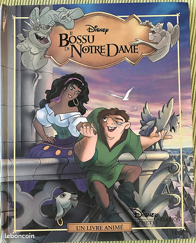 Le bossu de Notre -Dame, livre animé Disney/Hachette (image 1)