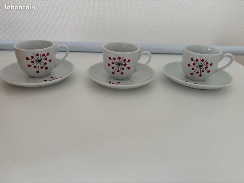 Lot de coup + tasse à café vintage (image 4)
