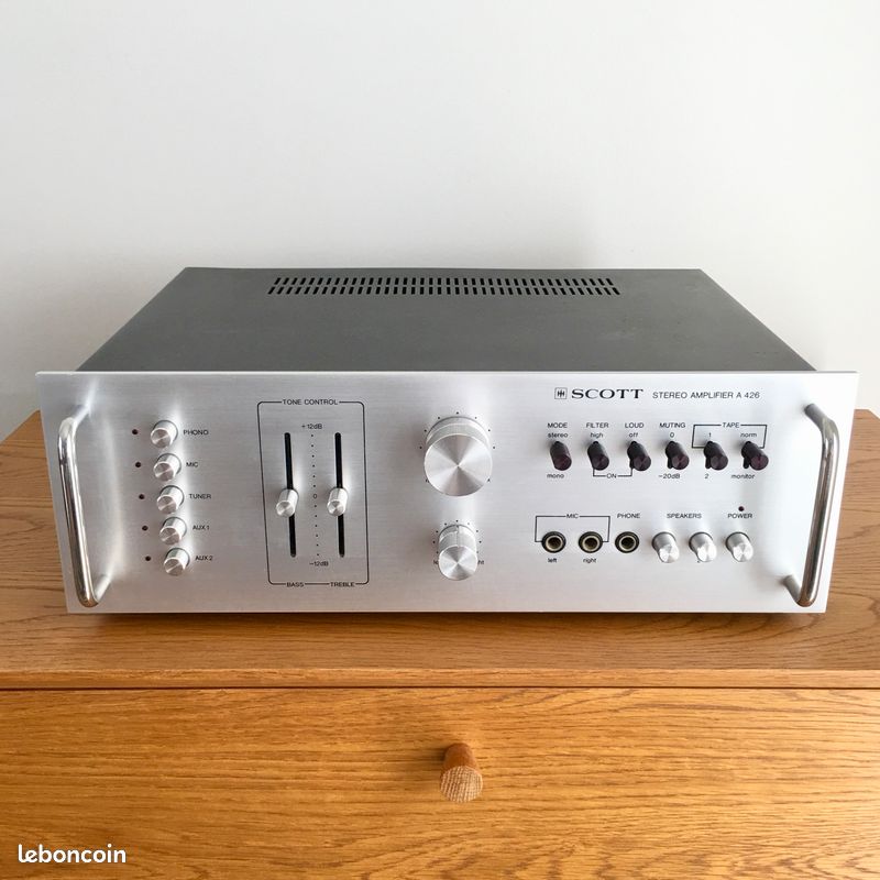 Ampli HiFi Scott A420A – Révisé – Garantie 1 An – Occasion