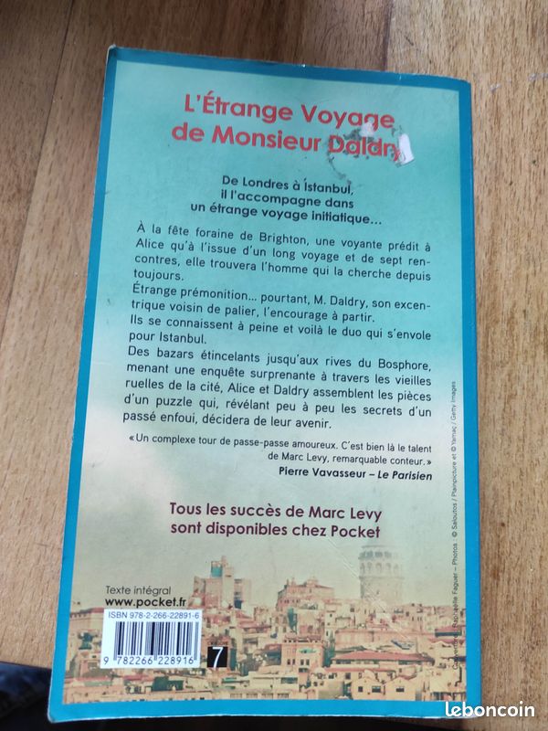 Livre "l'étrange voyage de Monsieur daldry" de Marc Lévy (image 2)
