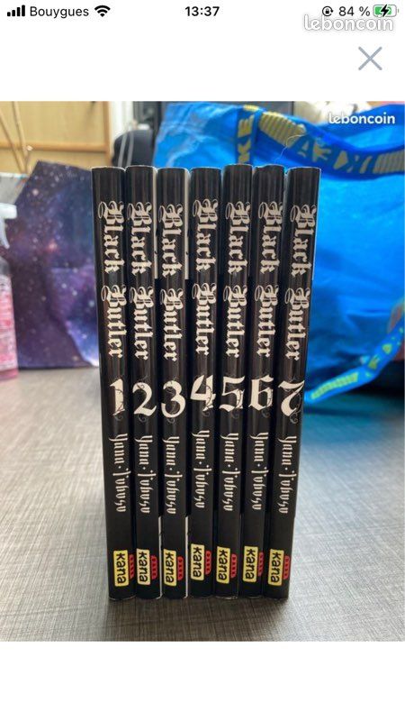 Manga Black Butler Tome 1 à 7 (image 2)