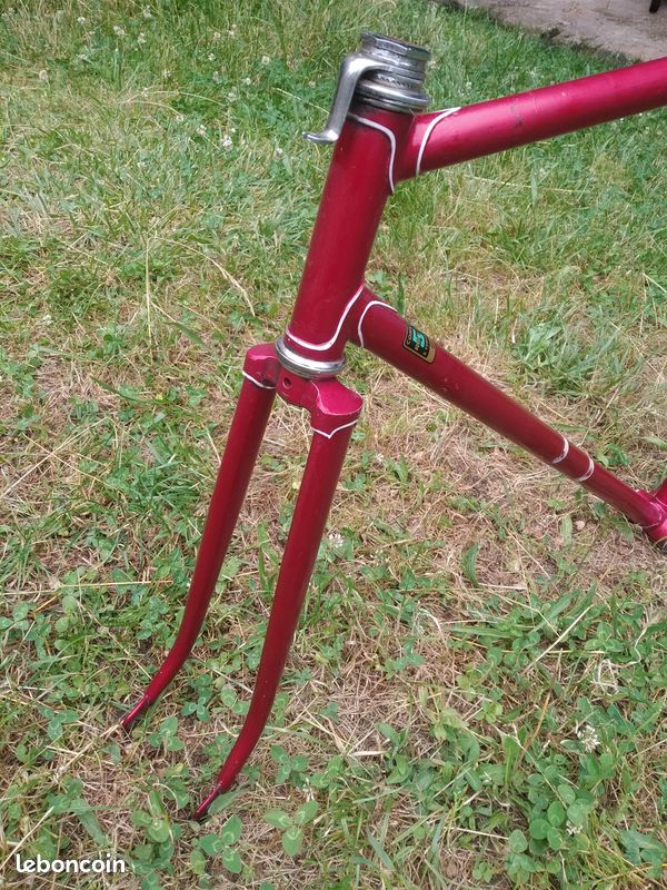 Kit cadre artisanal Reynolds 531 rouge cerise - Équipements vélos