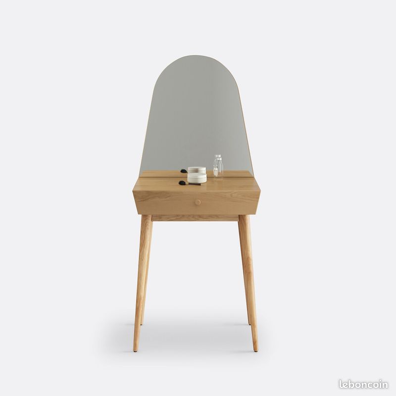 Coiffeuse style scandinave avec miroir (image 2)
