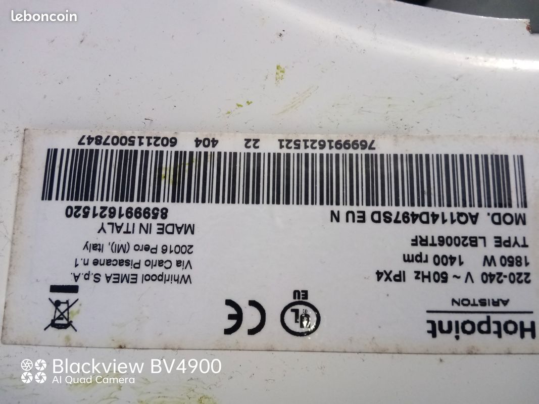 Cinghia Di Trasmissione Hotpoint-Ariston 1111 J4 – Ricambio Originale Per Cinghia Lavatrice (WG521, Indesit)