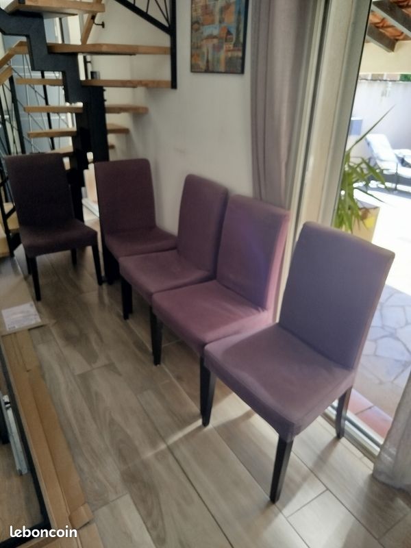 Table Ikéa Bjursta ronde + 5 chaises (image 8)