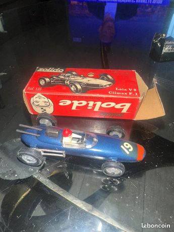SOLIDO 1/43 ème LOLA CLIMAX F 1 CHROMÉE REF 135M TRÈS BO 120
