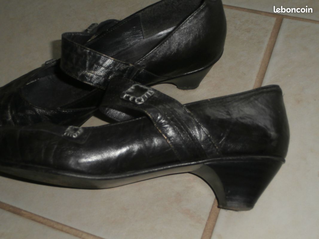 Chaussurre noir femme taille :38 1/2 (image 3)