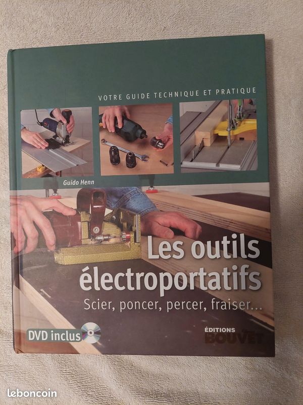 Livre ::: Les outils électroportatifs - Scier, poncer, percer, fraiser :: Éditions Bouvet (image 2)