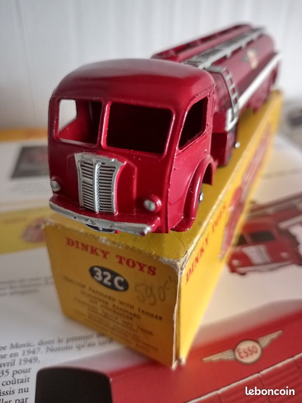 Dinky Toys 32C Tracteur Panhard Citerne ESSO D'origine - Meccano France