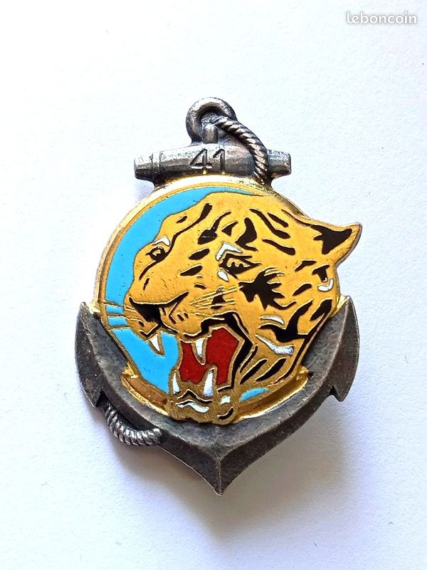 Insigne Colonial Bataillon Autonome Soudan Ouest - Dragon O.M. - Original 1948