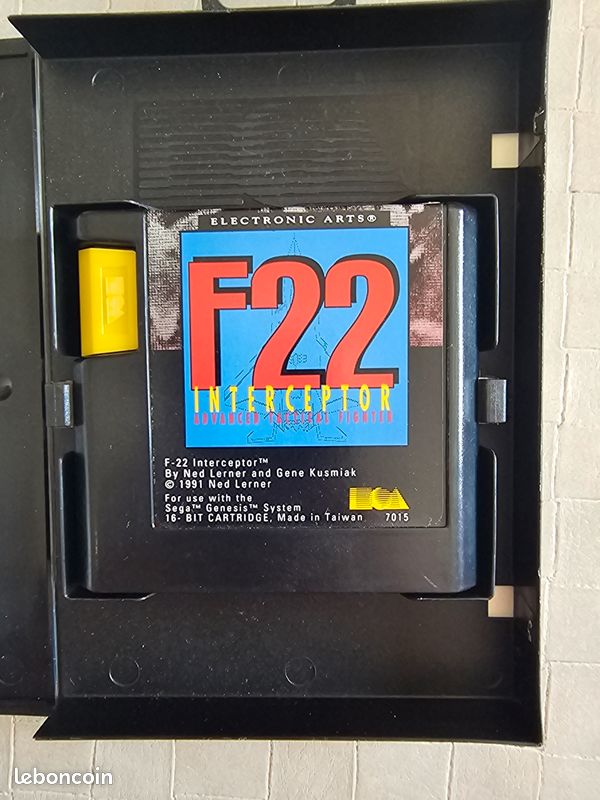 F22 interceptor sega megadrive en boite sans notice PAL EUR