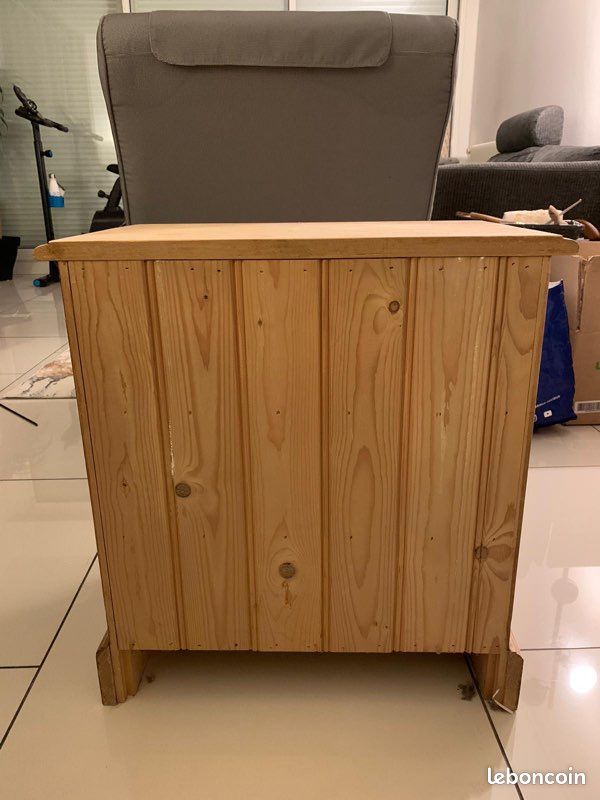 Commode pin massif type interior (image 3)
