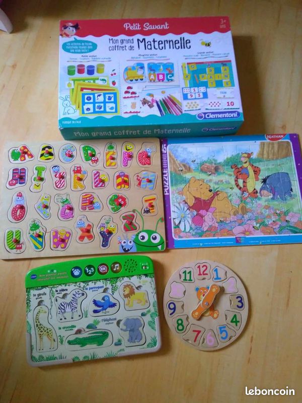 TIMBRE EN BOIS Kit Bloc De Bois Timbres Jouets Éducatifs Début EUR 16