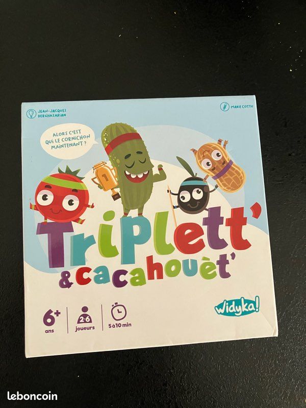 Jeu carte triplett et cacahouet (image 1)