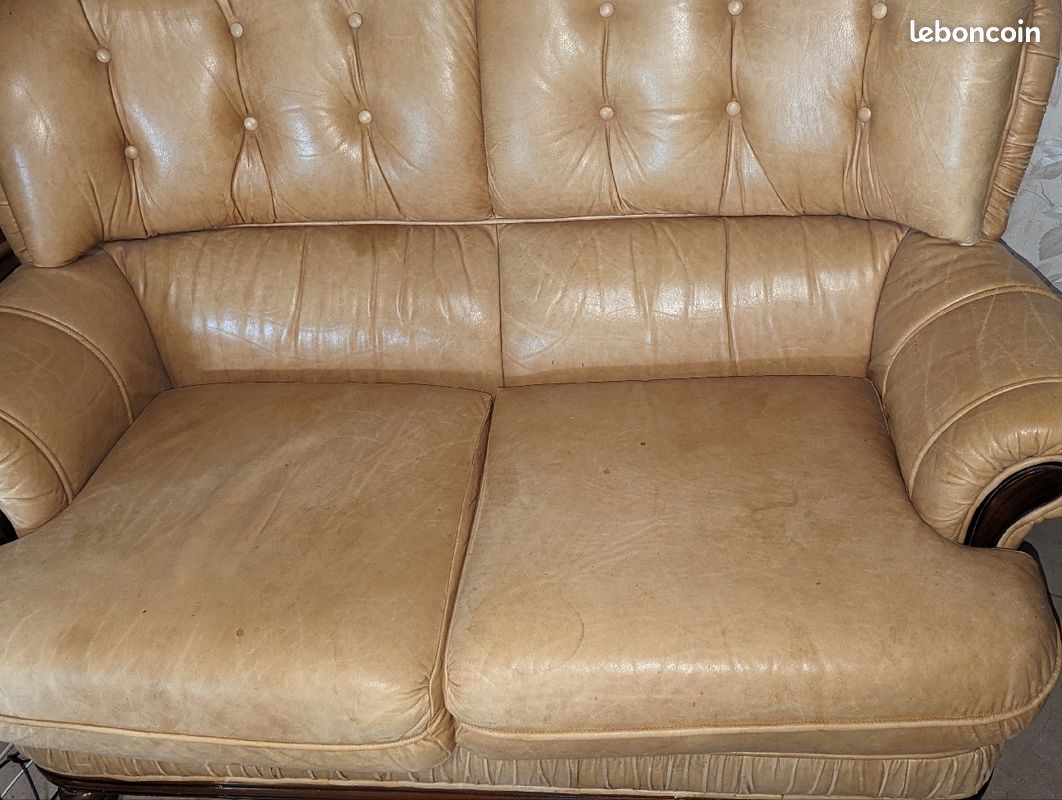 Ensemble canapé cuir (image 3)