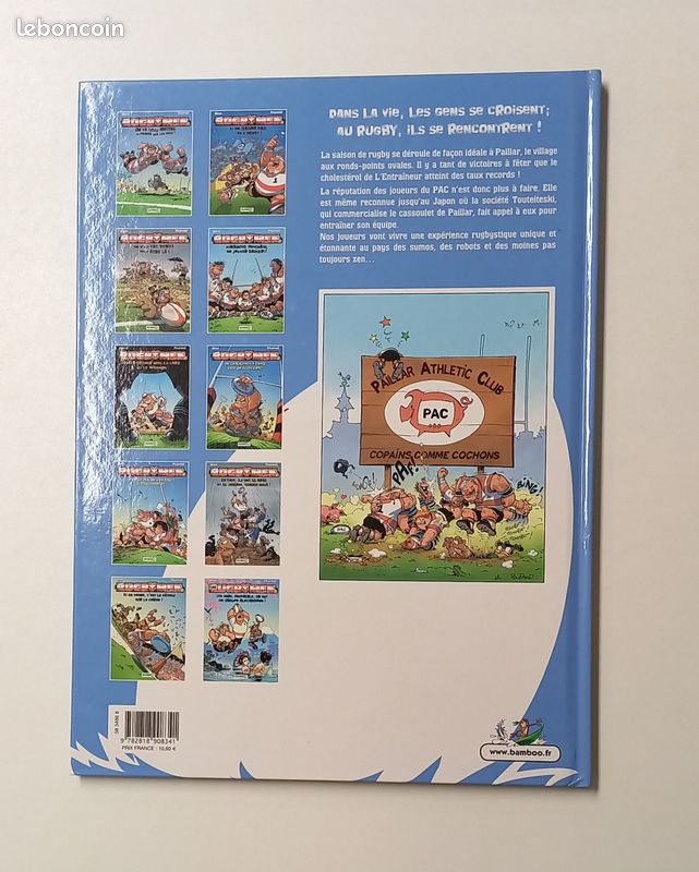 Lot de 5 "Les Rugbymen" neuves (image 11)
